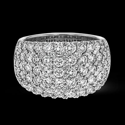 Anniversary Ring in 18k Gold with Diamonds