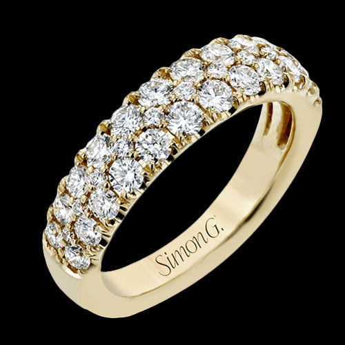 Anniversary Ring in 18k Gold with Diamonds