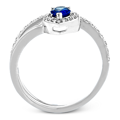 Color Ring in 18k Gold with Diamonds