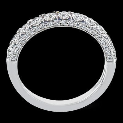 Engagement Ring in 18k Gold with Diamonds