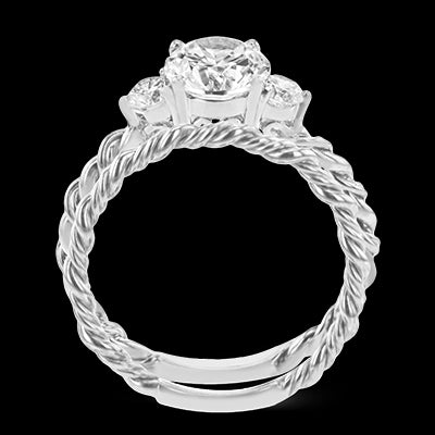 Wedding Set in 18k Gold with Diamonds