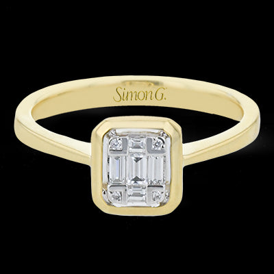 Right Hand Ring in 18k Gold with Diamonds