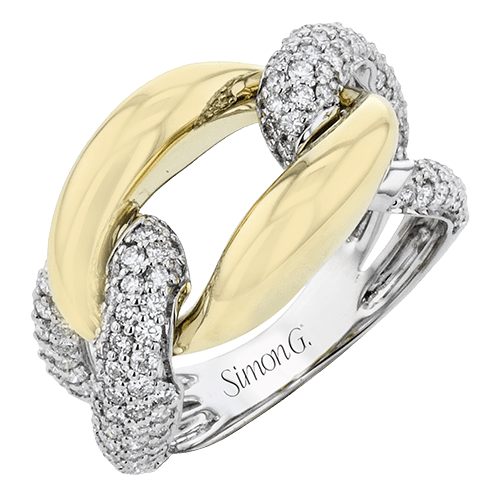 Right Hand Ring in 18k Gold with Diamonds