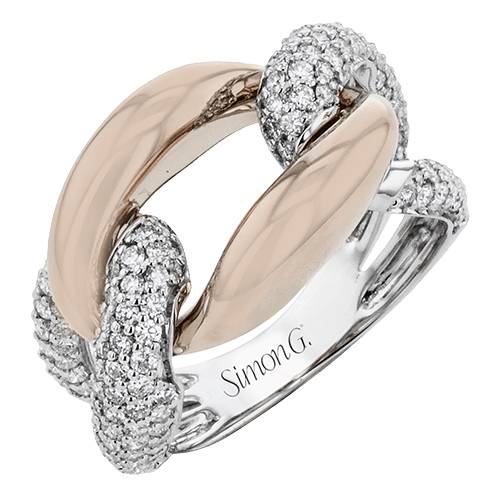 Right Hand Ring in 18k Gold with Diamonds
