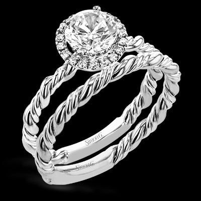 Wedding Set in 18k Gold with Diamonds