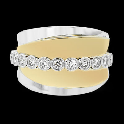 Right Hand Ring in 18k Gold with Diamonds
