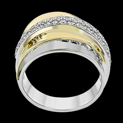 Right Hand Ring in 18k Gold with Diamonds