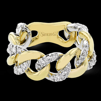 Right Hand Ring in 18k Gold with Diamonds