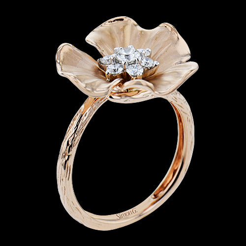 Right Hand Ring in 18k Gold with Diamonds