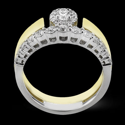 Right Hand Ring in 18k Gold with Diamonds