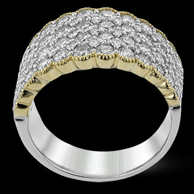 Right Hand Ring in 18k Gold with Diamonds