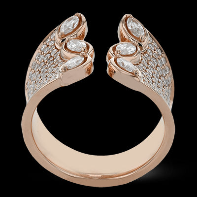 Right Hand Ring in 18k Gold with Diamonds