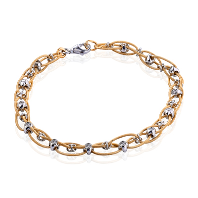 Bracelet in 18k Gold with Diamonds