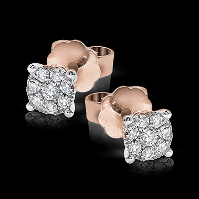 Earring in 18k Gold with Diamonds