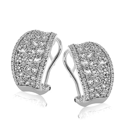 Earring in 18k Gold with Diamonds