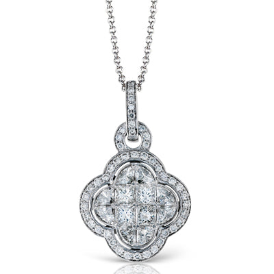 Pendant in 18k Gold with Diamonds