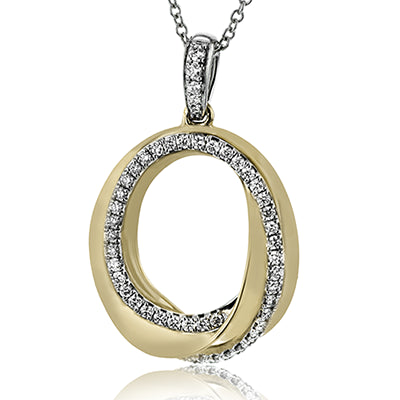 Pendant in 18k Gold with Diamonds