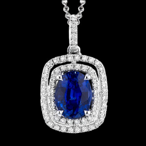 Color Pendant in 18k Gold with Diamonds