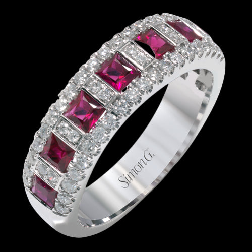 Anniversary Ring in 18k Gold with Diamonds