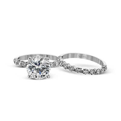 Wedding Set in 18k Gold with Diamonds