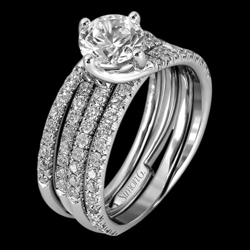 Wedding Set in 18k Gold with Diamonds