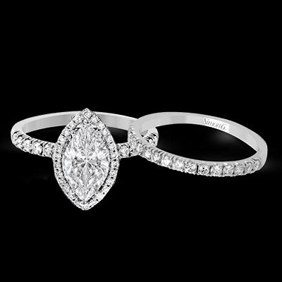 Wedding Set in 18k Gold with Diamonds