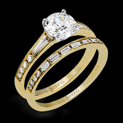 Wedding Set in 18k Gold with Diamonds