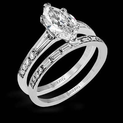 Wedding Set in 18k Gold with Diamonds