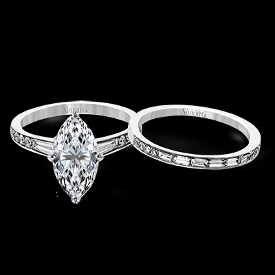 Wedding Set in 18k Gold with Diamonds