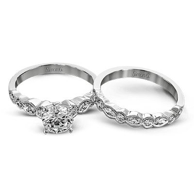Wedding Set in 18k Gold with Diamonds