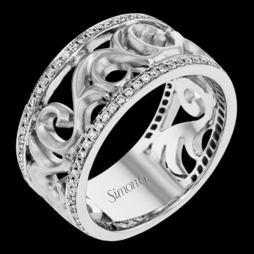 Men Ring in 14k Gold with Diamonds