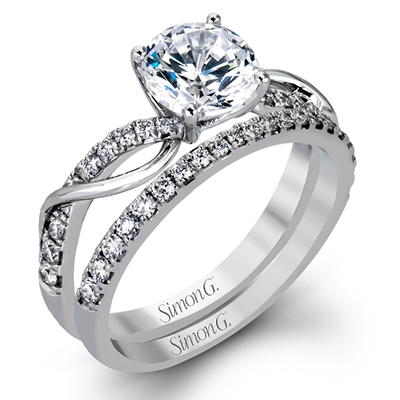 Wedding Set in 18k Gold with Diamonds