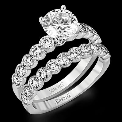 Wedding Set in 18k Gold with Diamonds