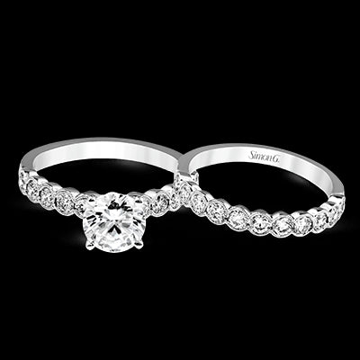 Wedding Set in 18k Gold with Diamonds