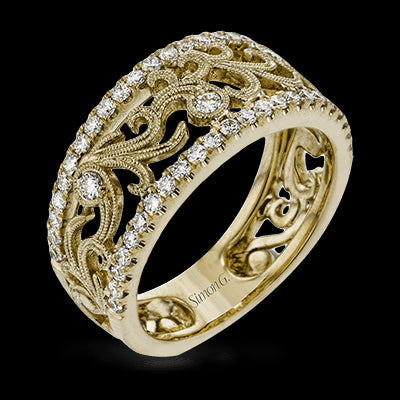 Right Hand Ring in 18k Gold with Diamonds