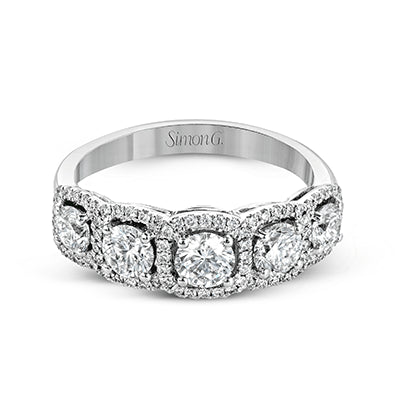 Anniversary Ring in 18k Gold with Diamonds