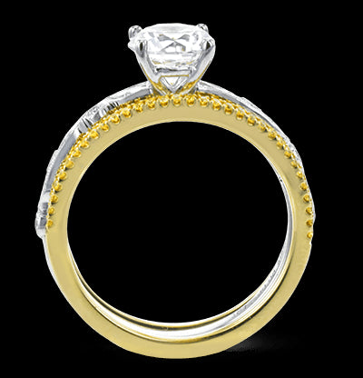 Wedding Set in 18k Gold with Diamonds