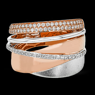Right Hand Ring in 18k Gold with Diamonds