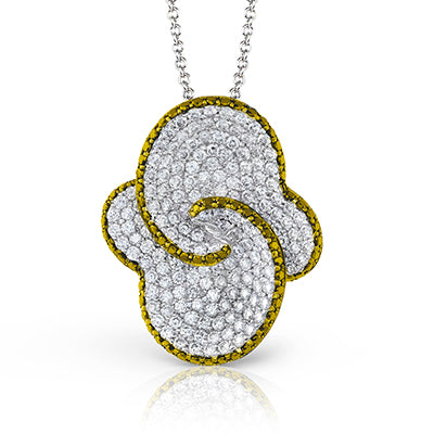 Pendant in 18k Gold with Diamonds