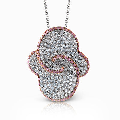 Pendant in 18k Gold with Diamonds