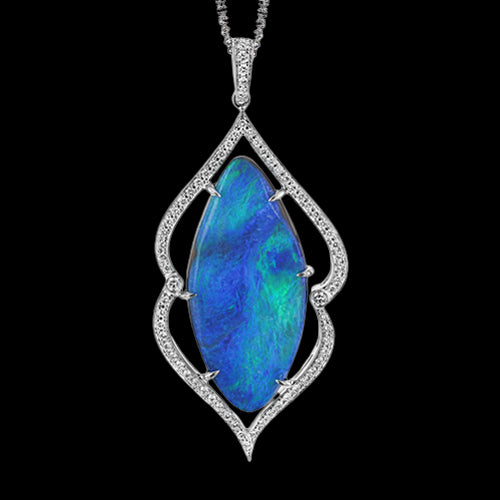 Color Pendant in 18k Gold with Diamonds
