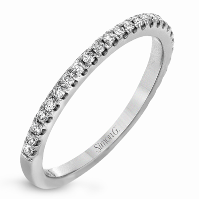 Wedding Band in 18k Gold with Diamonds