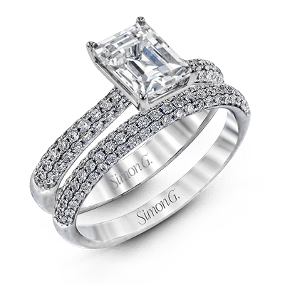 Wedding Set in 18k Gold with Diamonds