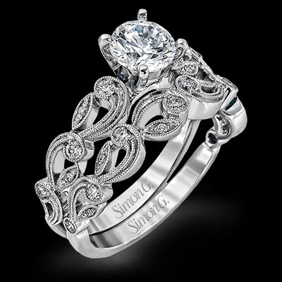 Wedding Set in 18k Gold with Diamonds