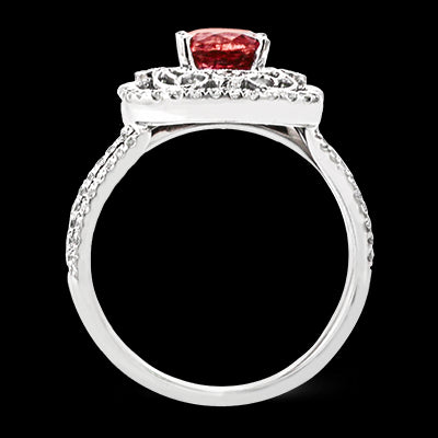 Color Ring in 18k Gold with Diamonds